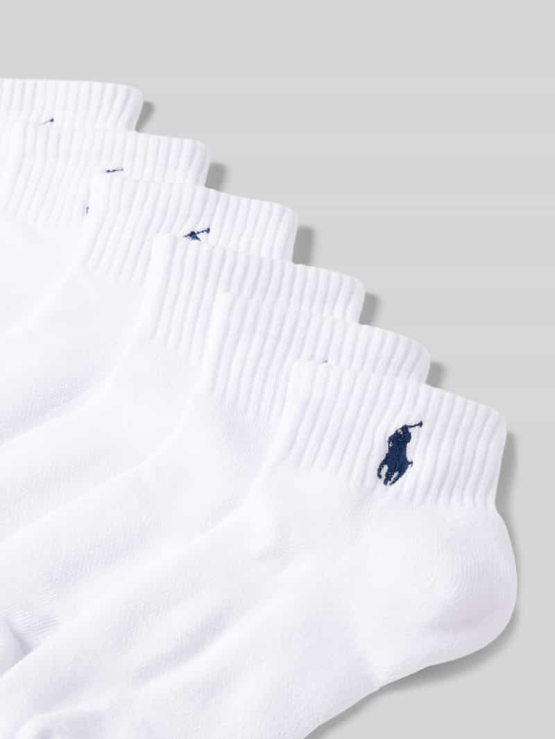 Polo Ralph Lauren Sneakersokken met ribboordjes in een set van 6 paar