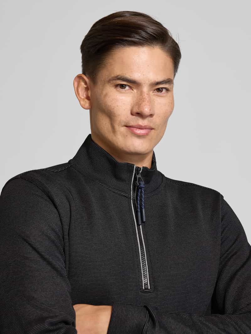 Lerros Sweatshirt met opstaande kraag model 'SELANIK'