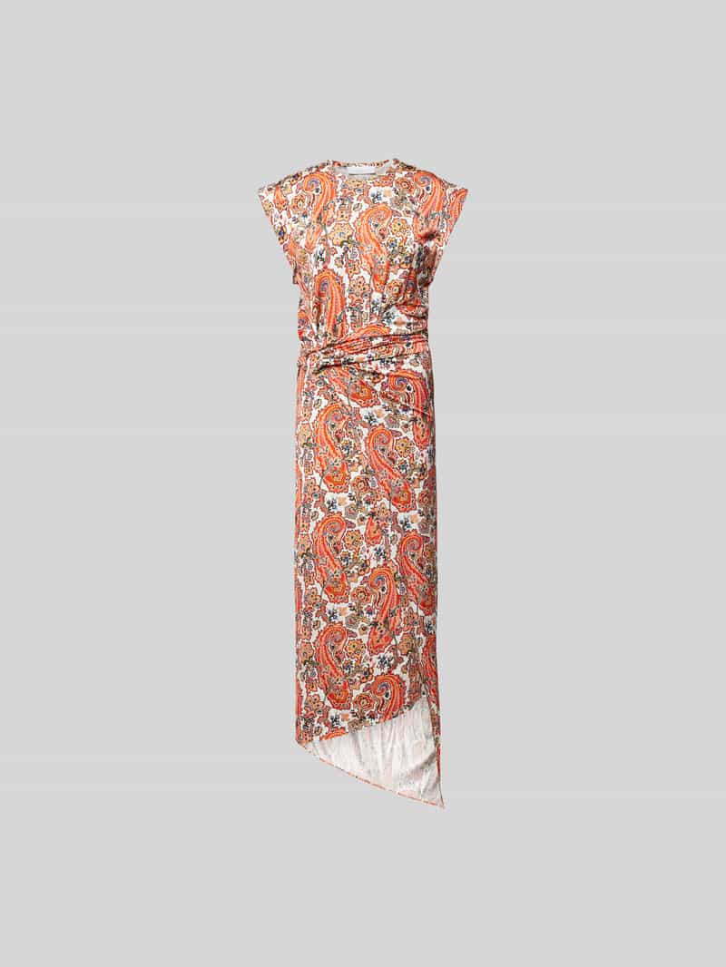 Maxi-jurk met ronde hals