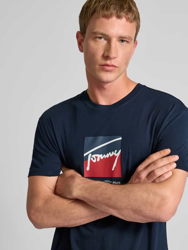 Tommy Jeans Regular fit T-shirt van puur katoen