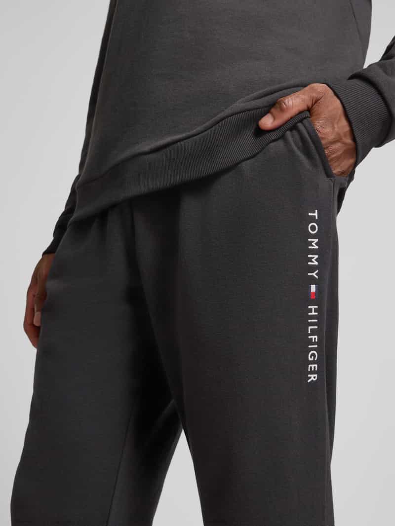 Tommy Hilfiger Regular fit sweatpants van katoenmix