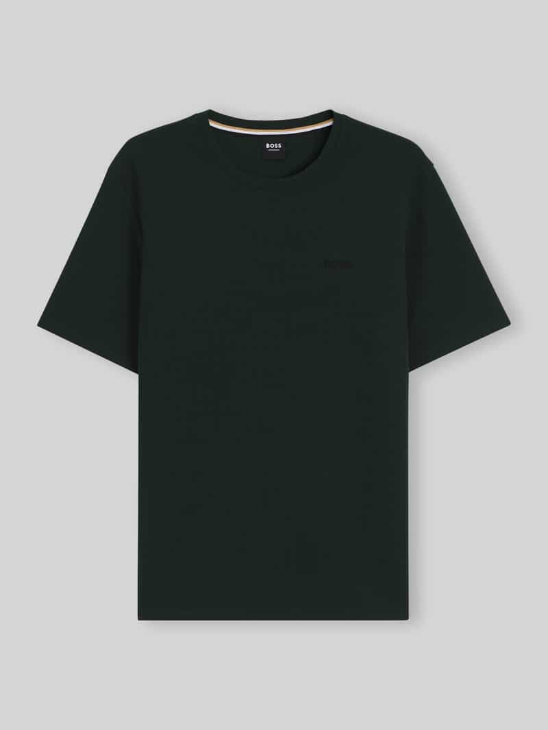 Boss Regular fit t-shirt van katoenmix model 'WAFFLE'