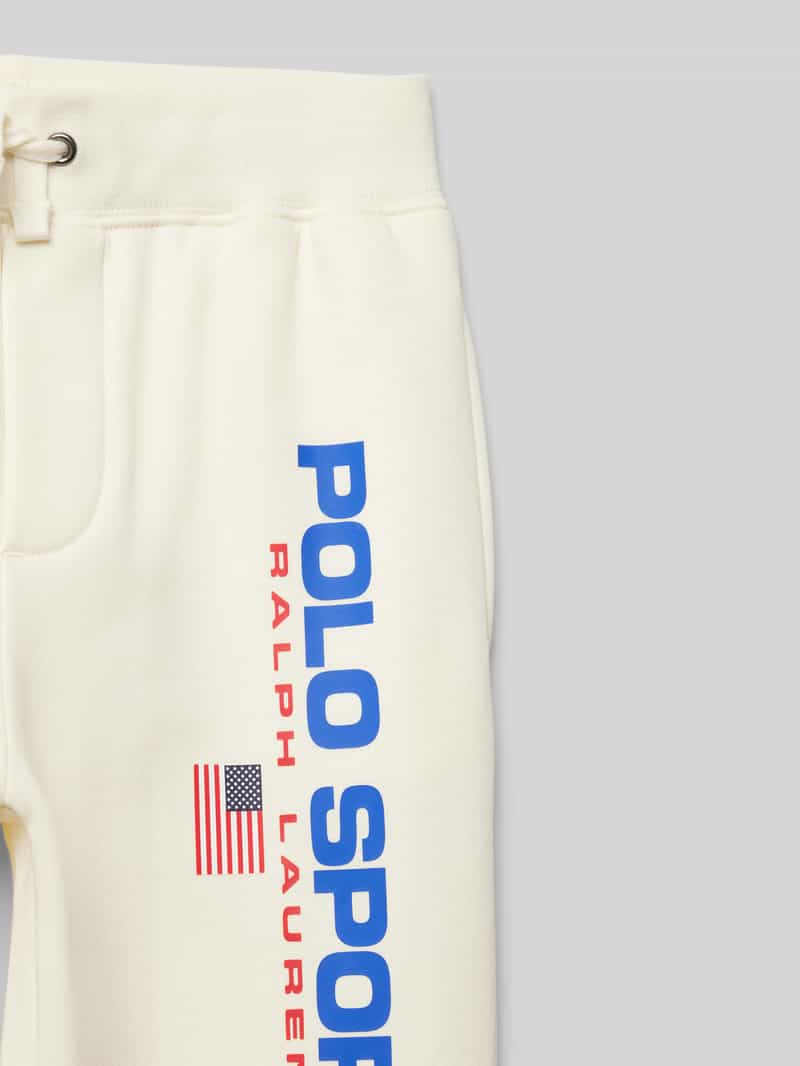 Polo Sport Regular fit sweatpants met labelprint