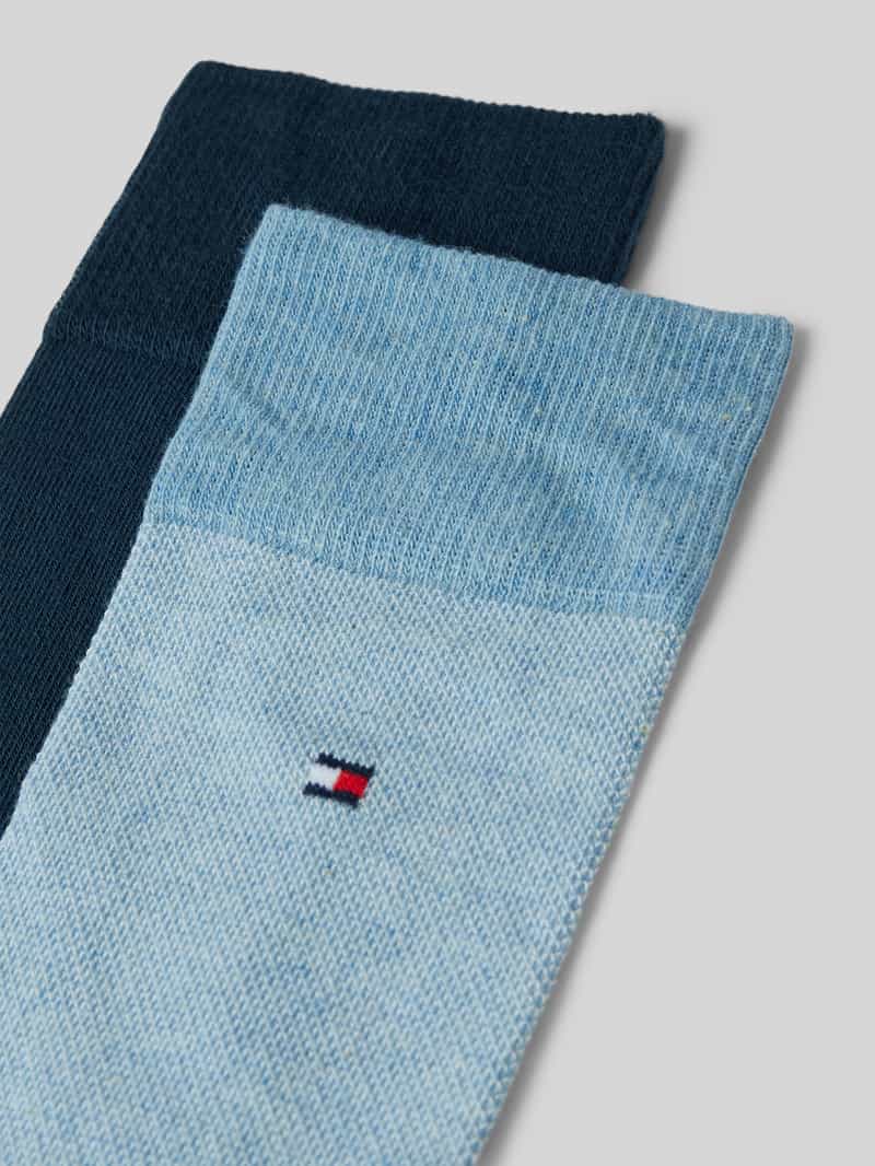 Tommy Hilfiger Sokken met labeldetails in een set van 2 paar model 'Birdeye'
