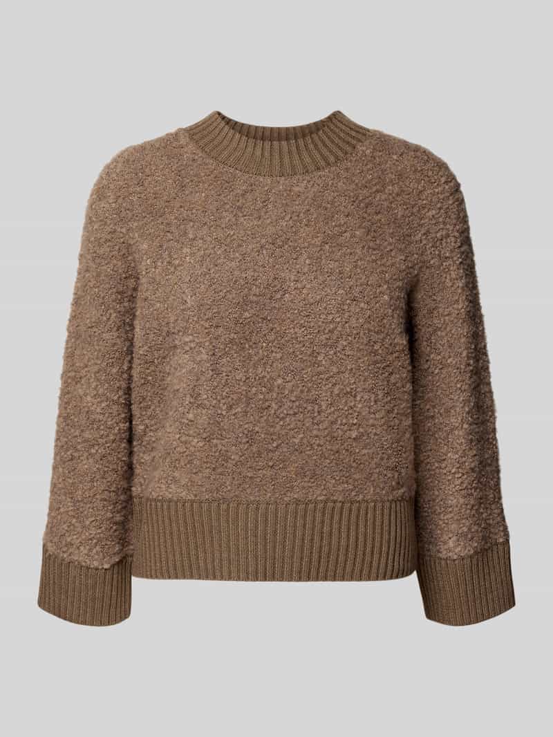 Opus Gebreide pullover met ribboorden model 'Pennan'