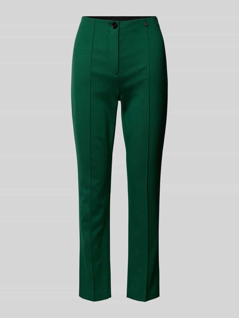 Marc Cain Slim fit broek van viscosemix