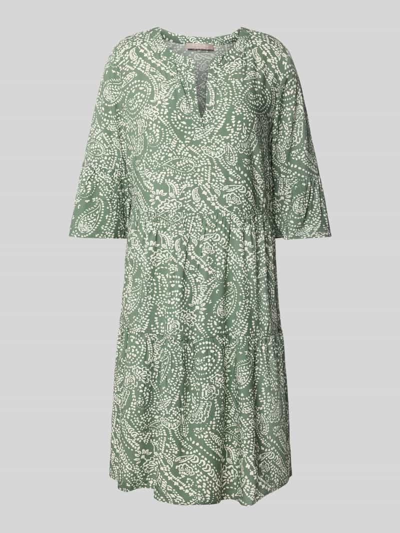 Christian Berg Woman Selection Tuniekjurk van viscose in laagjeslook