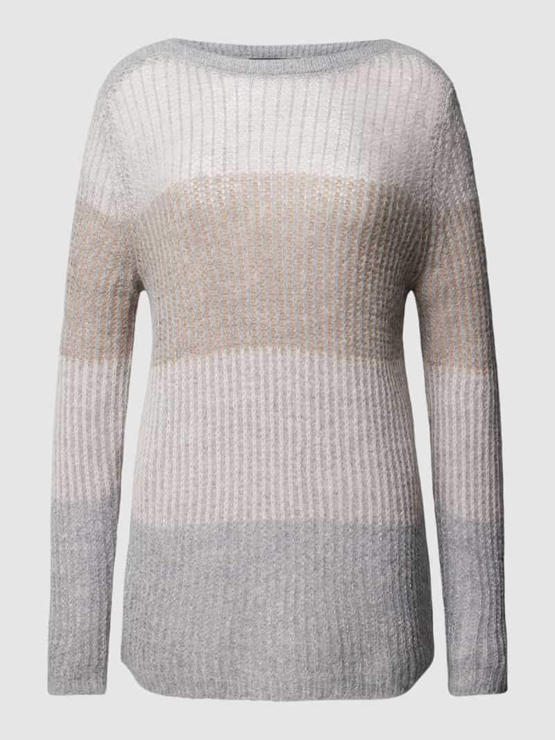 Betty Barclay Gebreide pullover met boothals