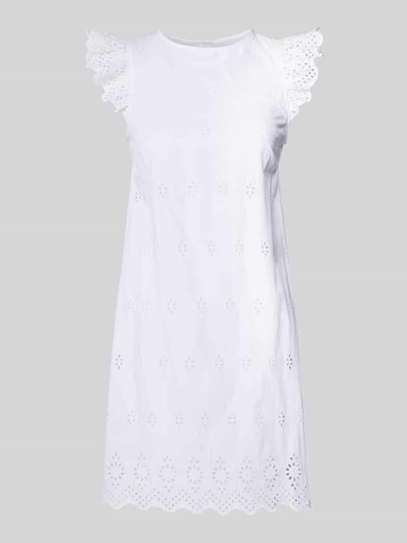 Only Uitlopende mini-jurk met broderie anglaise model 'LOU'