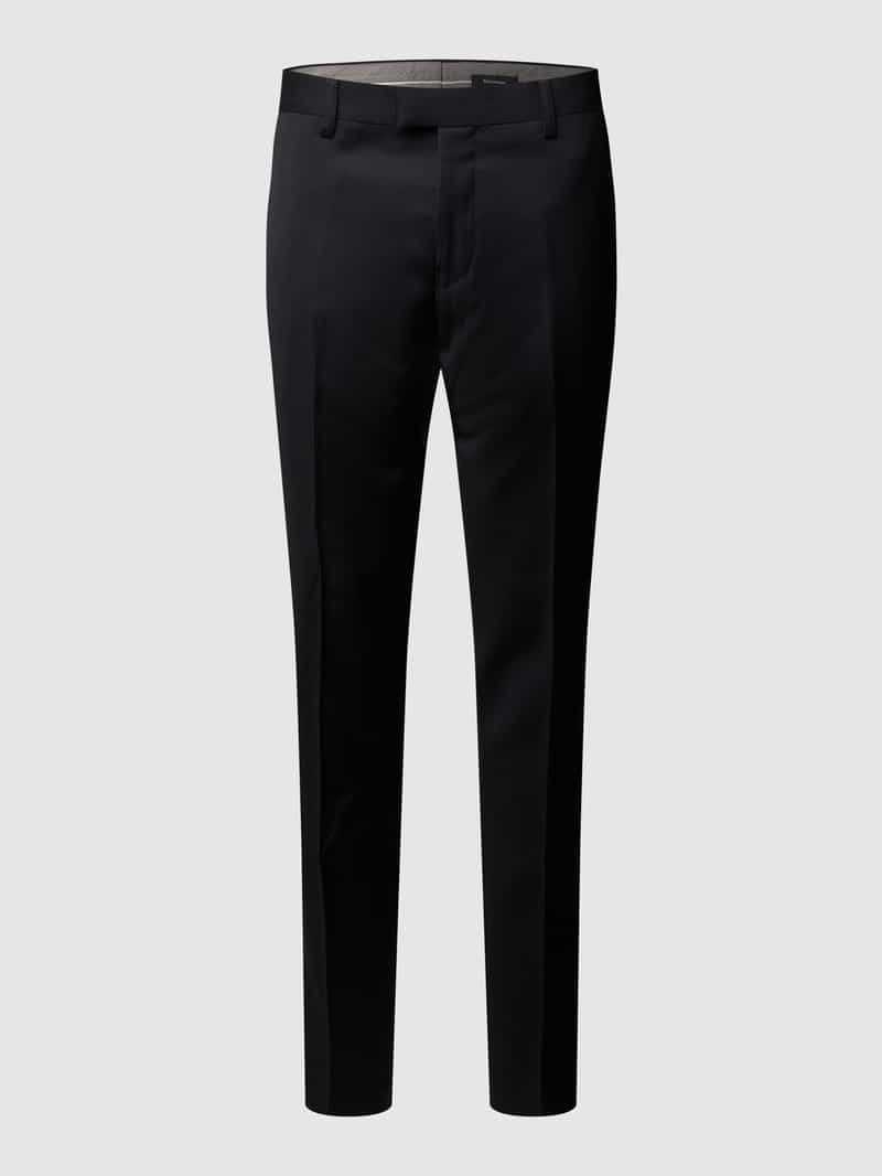 Pantalon van wolmix model 'Las'