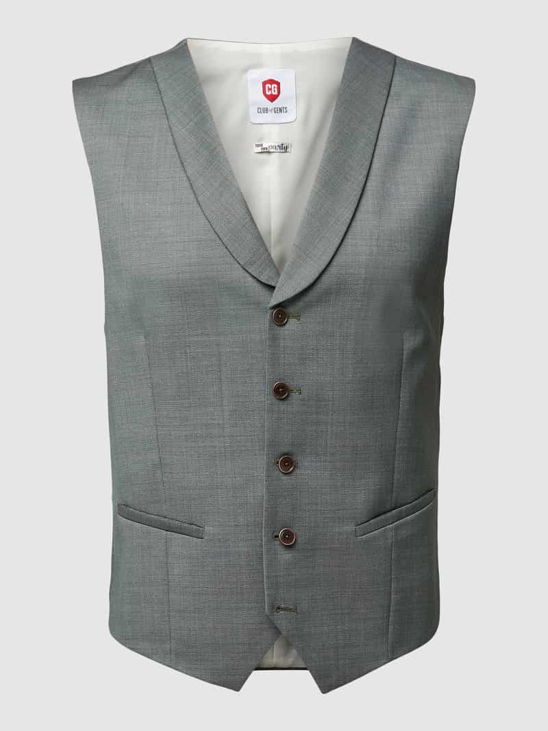 Gilet met sjaalkraag
