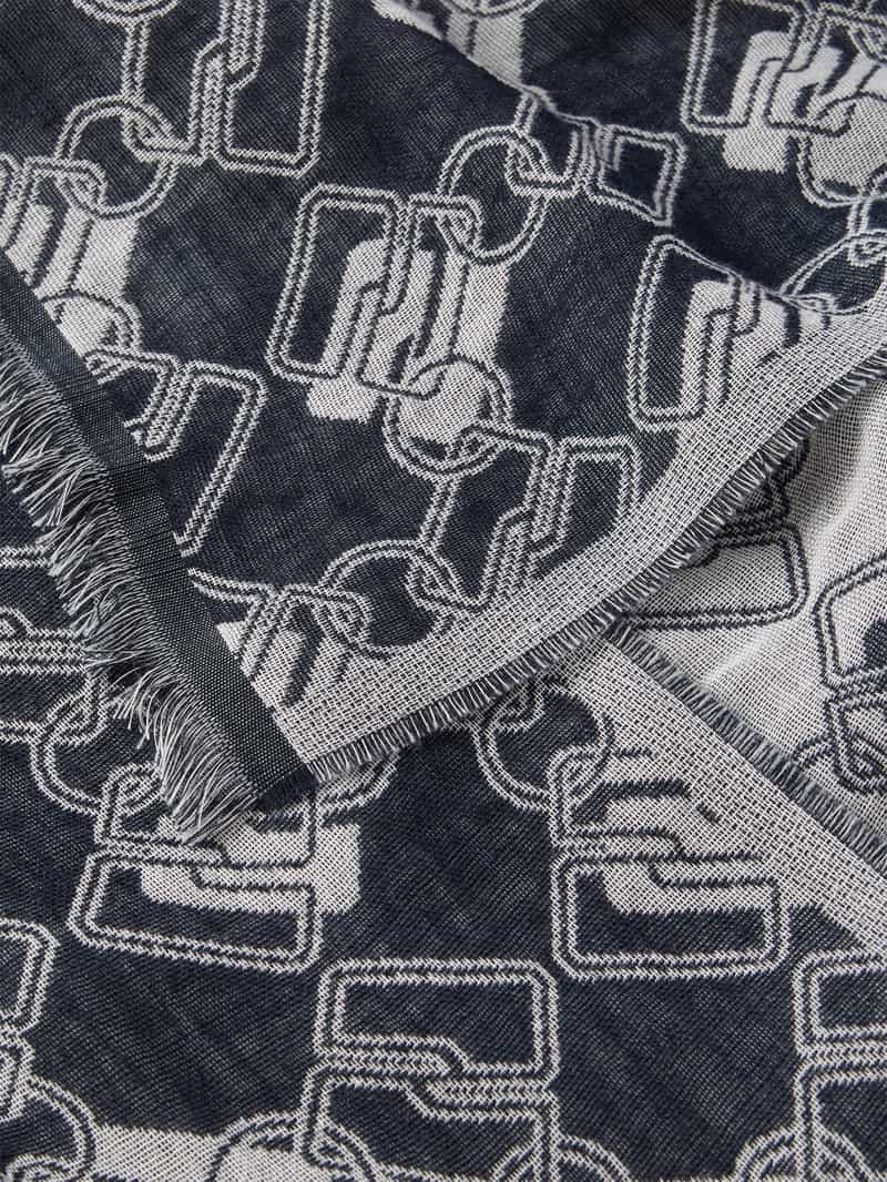 Marc Cain Sjaal in all-over look met franjes