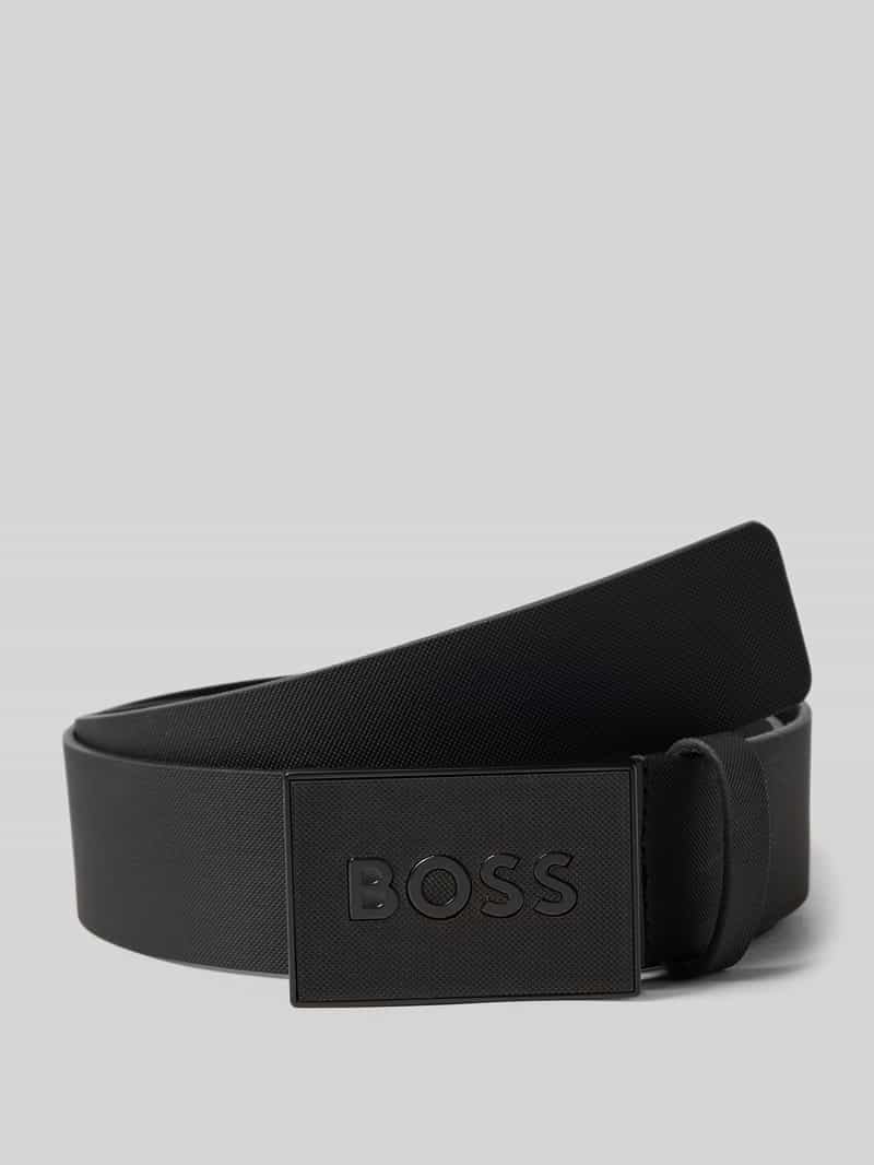 Boss Riem van echt runderleer model 'ICON'