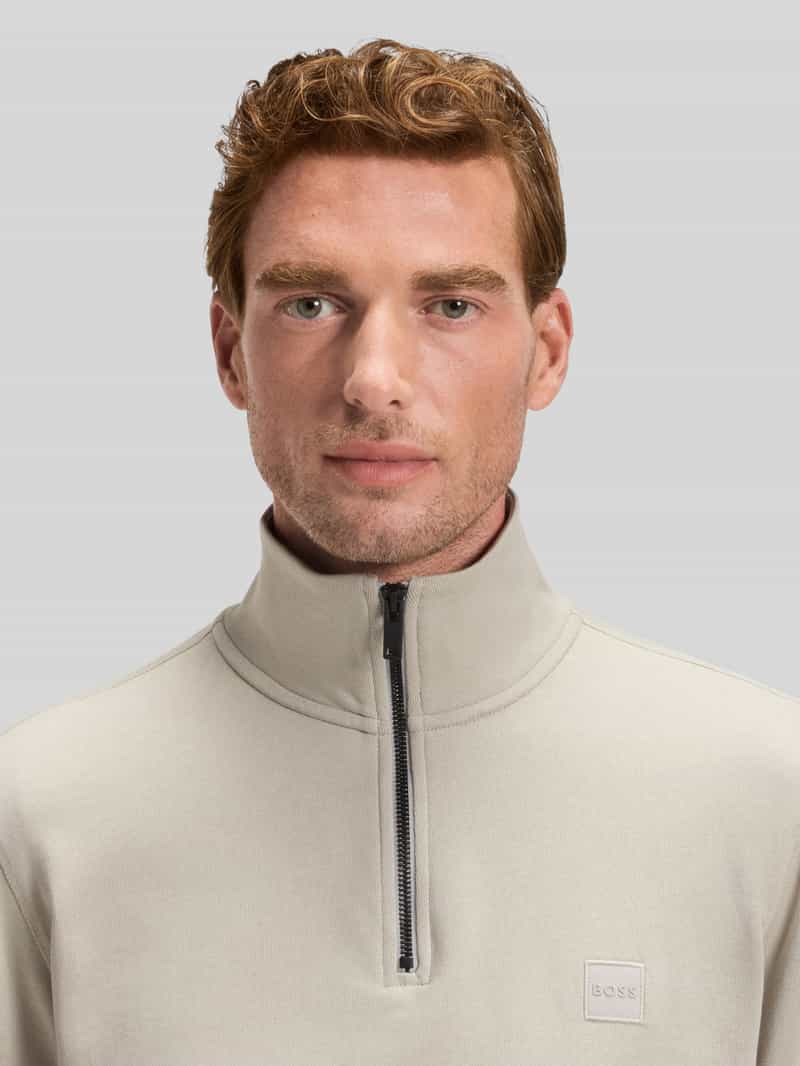 Boss Orange Regular fit sweatshirt van puur katoen