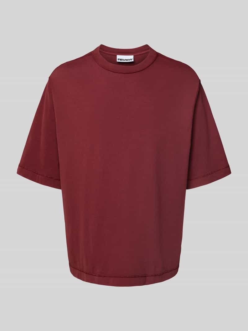Boxy fit T-shirt en ronde hals