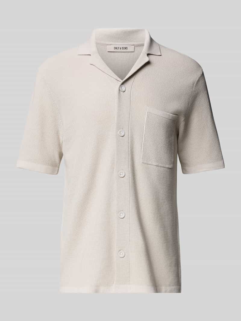 Only & Sons Regular fit vrijetijdsoverhemd met reverskraag model 'TONY'
