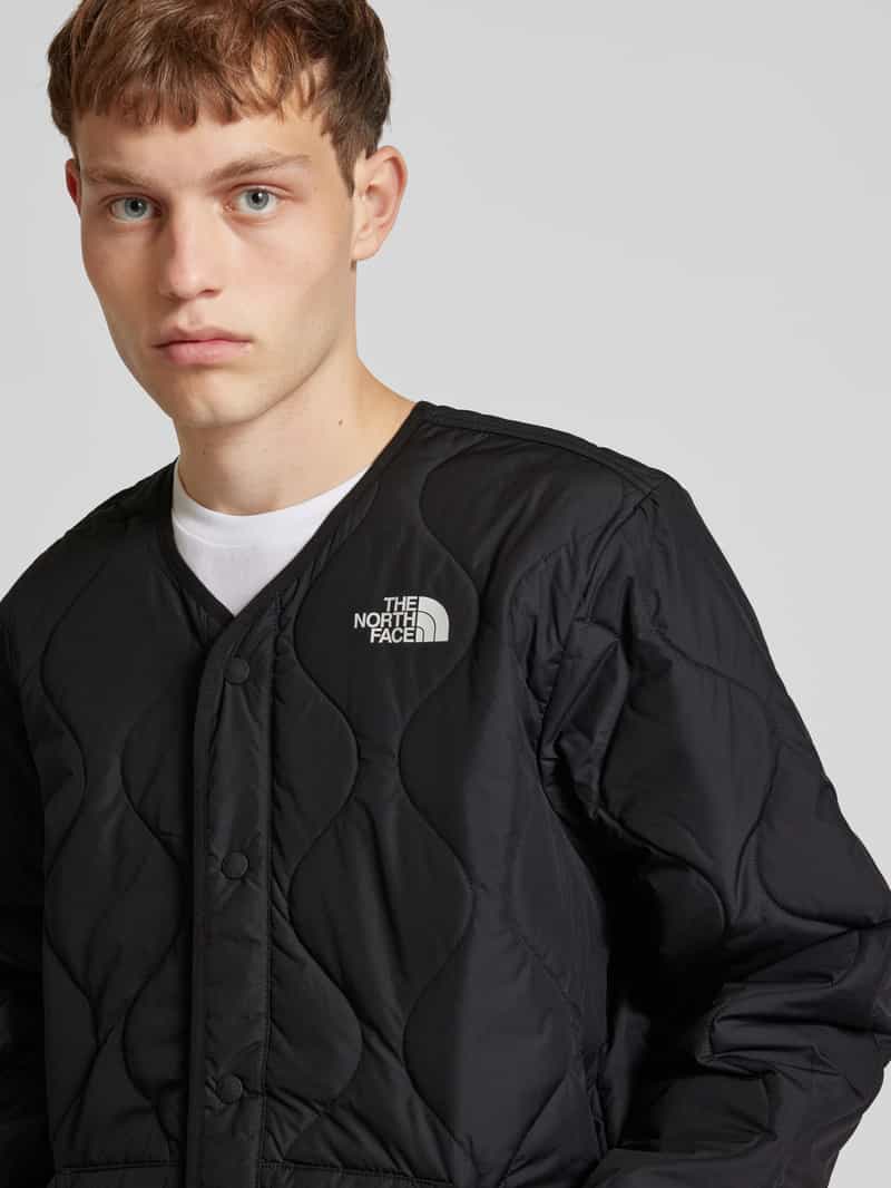 The North Face Gewatteerd jack met labelprint model 'AMPATO'