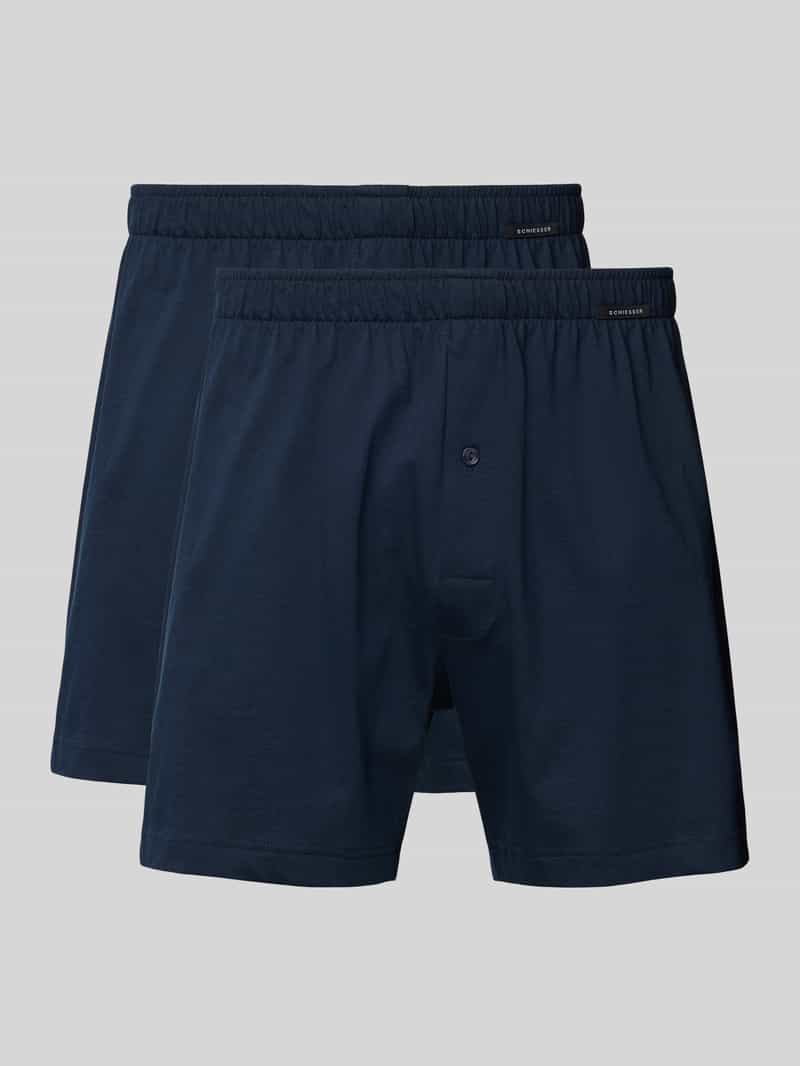 Schiesser Boxershort met elastische band in een set van 2 stuks
