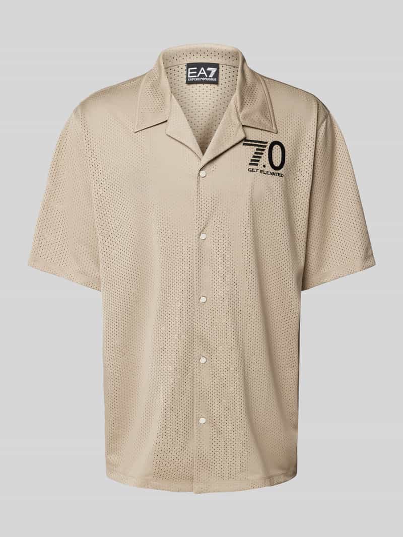 EA7 Emporio Armani Vrijetijdsoverhemd met reverskraag