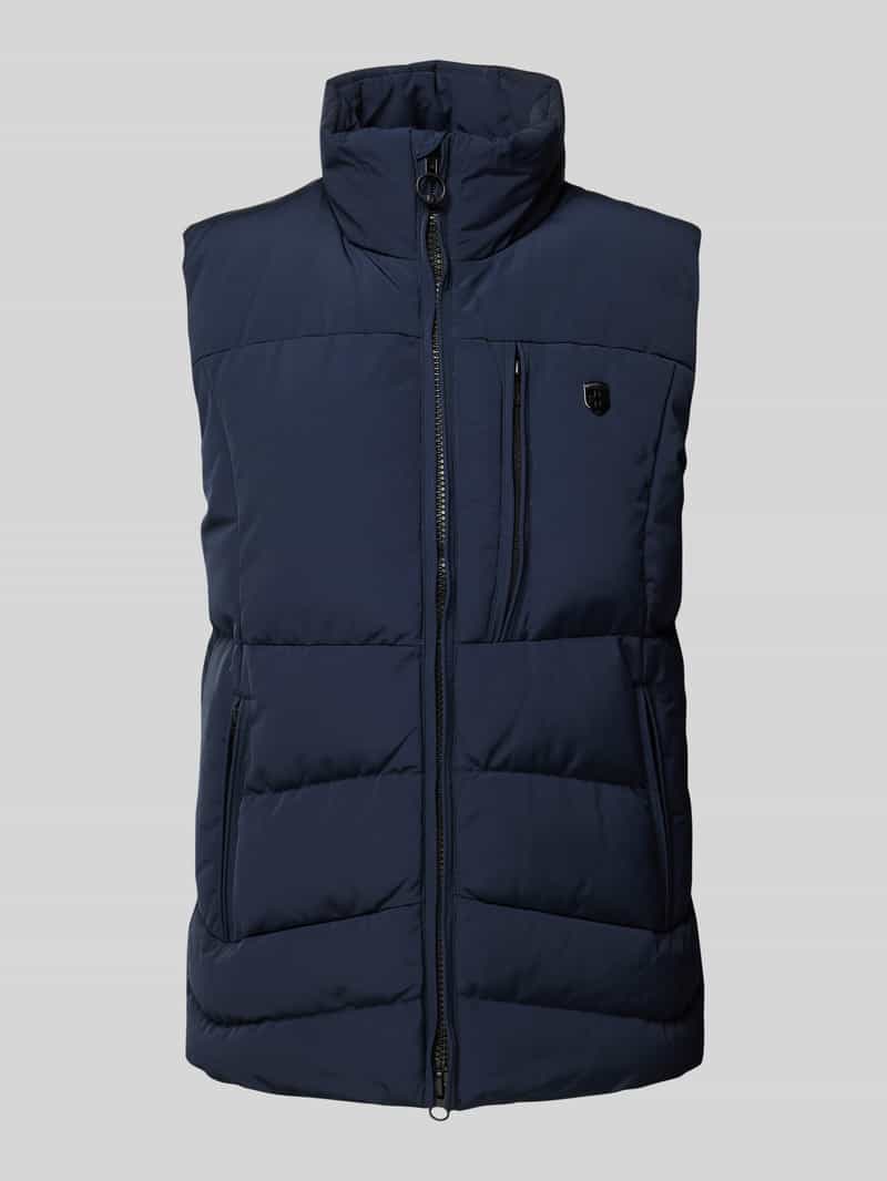 Wellensteyn Bodywarmer met labelapplicatie model 'NORDSEE-WESTE'