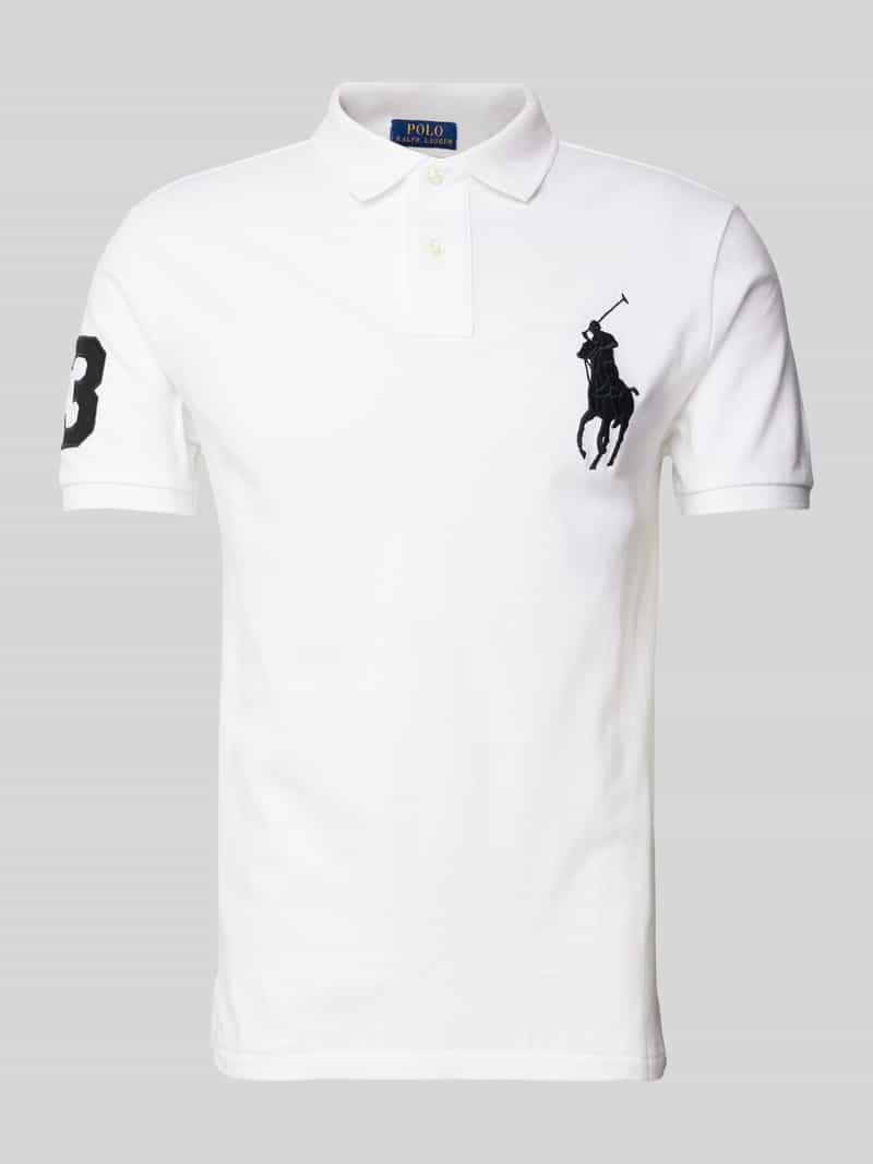 Polo Ralph Lauren Custom slim fit poloshirt met logostitching