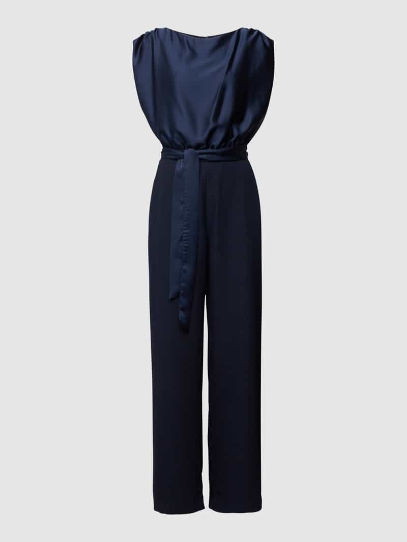 SWING Jumpsuit met ronde hals