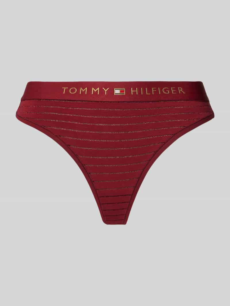 Tommy Hilfiger String met elastische band met logo, model 'HERITAGE'