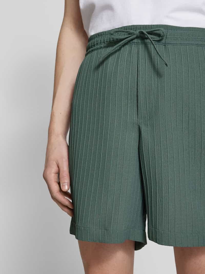 jack & jones Regular fit korte broek met structuurmotief model 'JAIDEN MASSIMO'