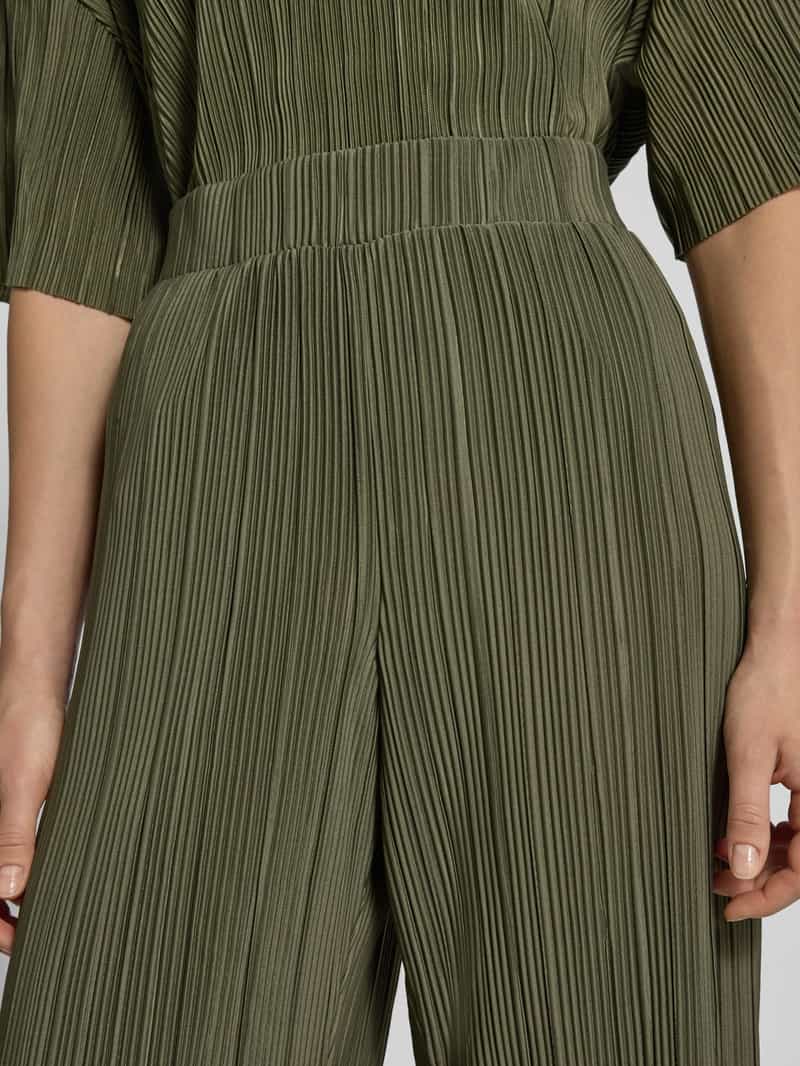 Only Wijde broek van geplisseerd materiaal model 'RAVENNA'