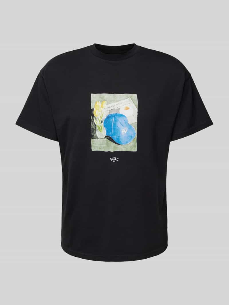 BLKVIS T-shirt met labelprint