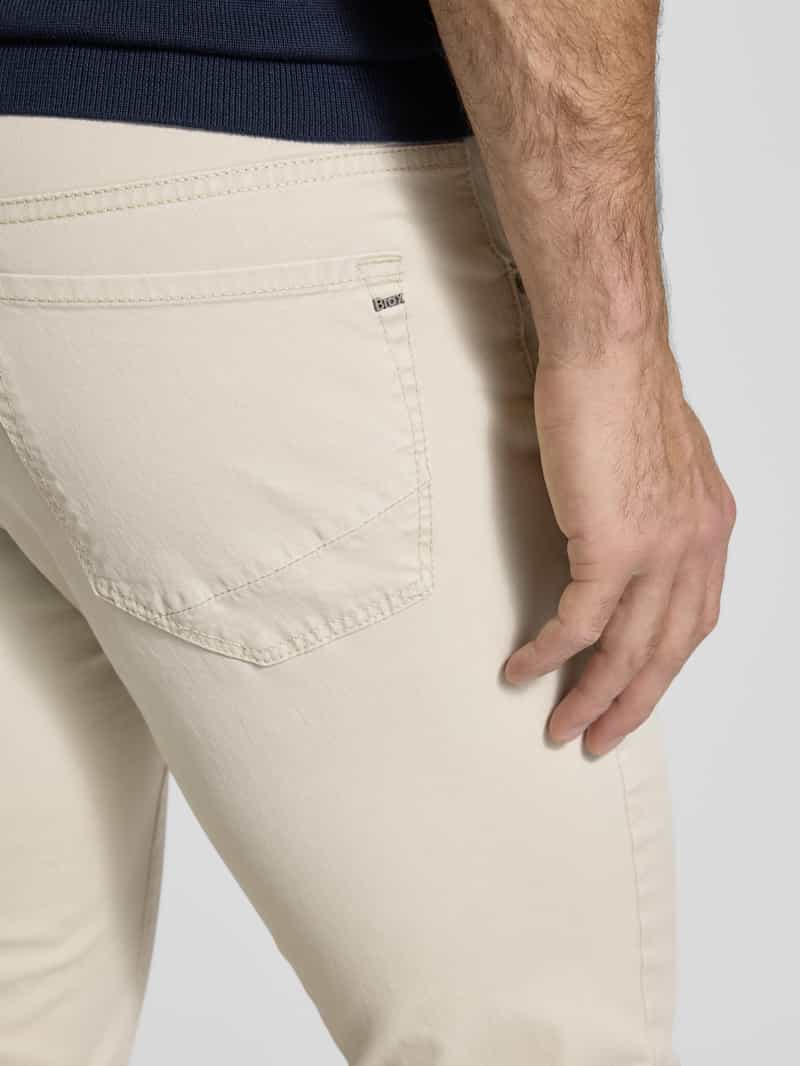 BRAX Straight fit jeans met contrastnaden model 'Chuck'