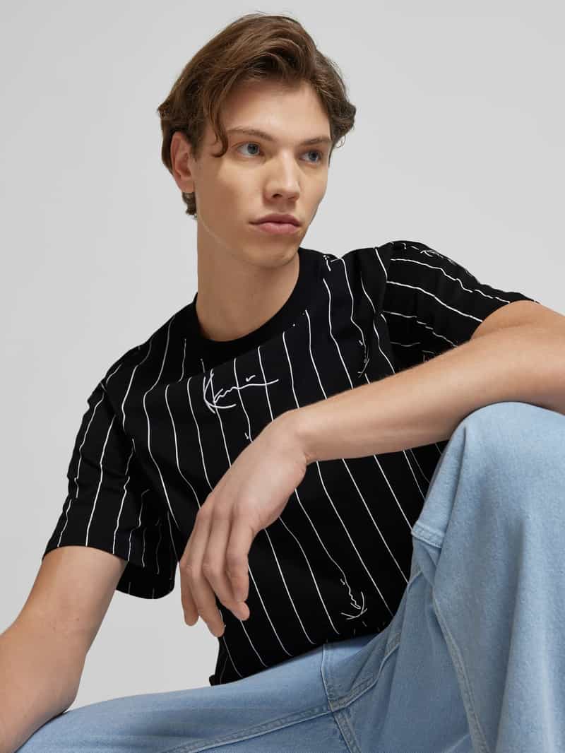 Karl Kani T-shirt met labelstitching