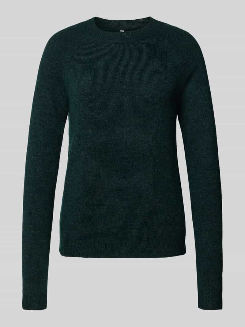Pieces Regular fit coltrui met raglanmouwen model 'JULIANA'