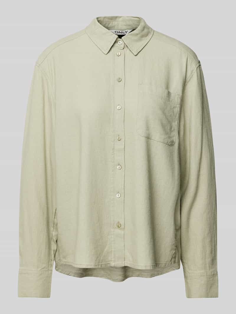 Only Regular fit blouse met lange mouwen model 'CARO'