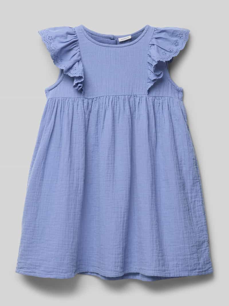 name it Jurk met ruches model 'HAKKI'