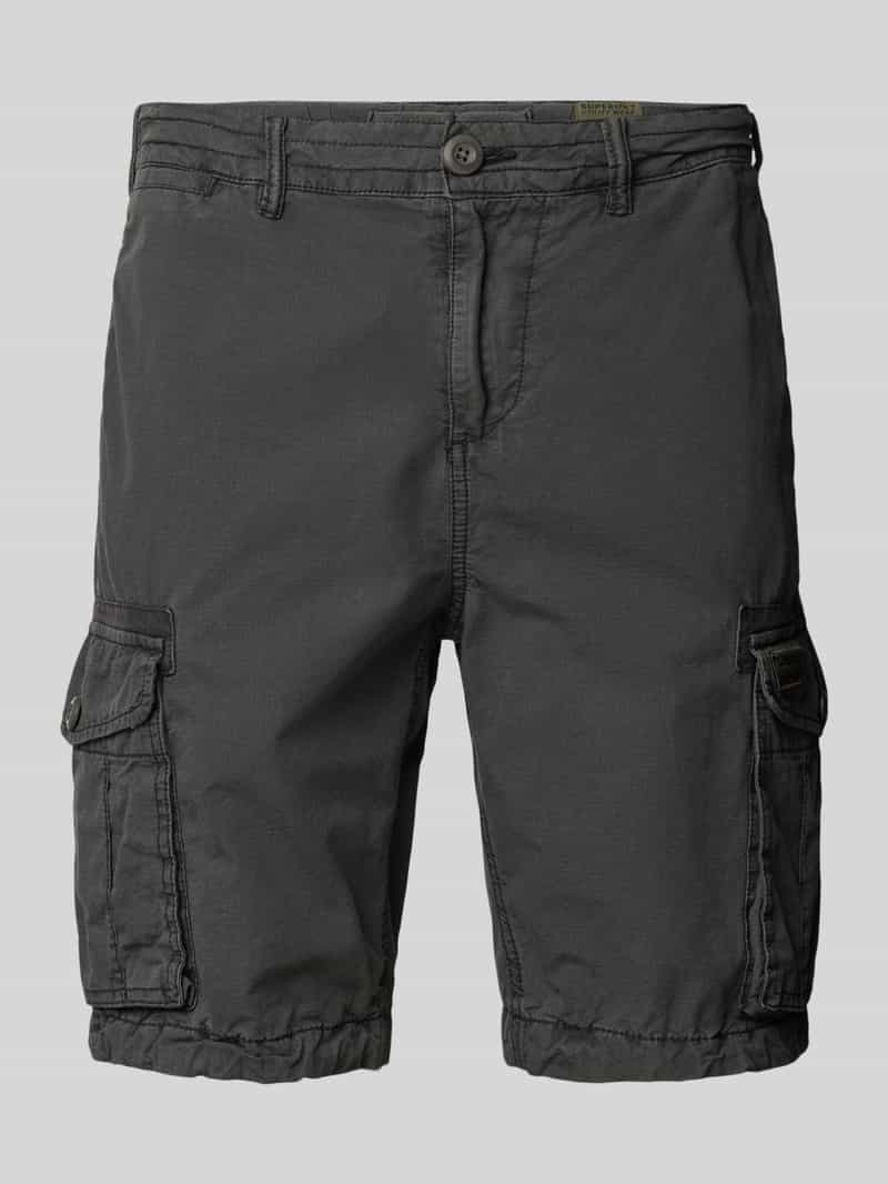 Superdry Regular fit korte cargobroek met riemlussen model 'Parachute'