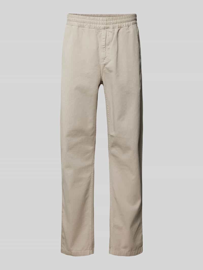 Carhartt Work In Progress Regular fit broek met steekzakken opzij model 'FLINT'