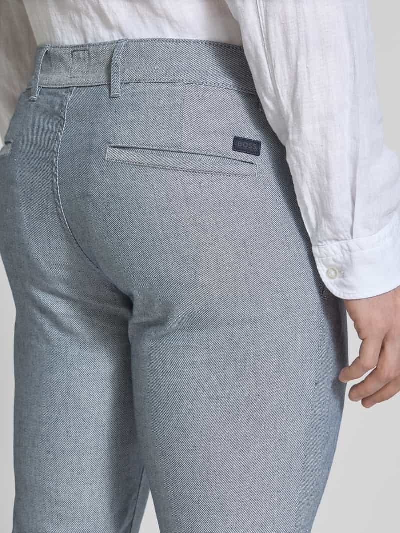 Boss Orange Slim fit chino met achterzakken