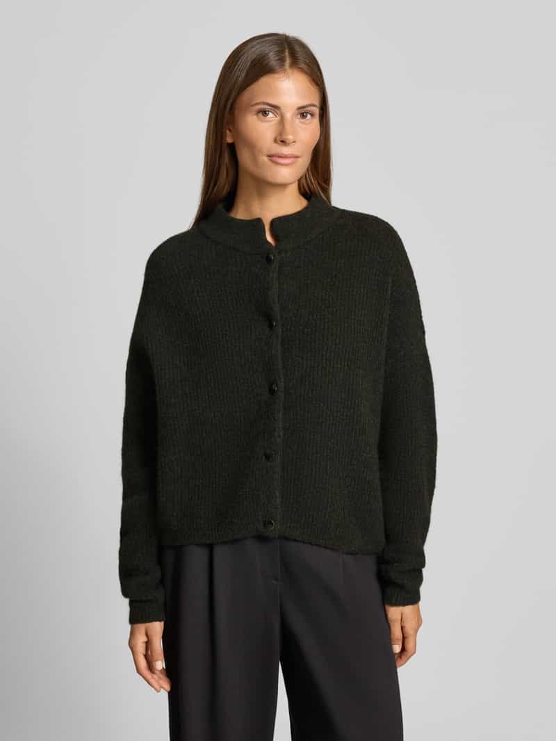 Gestuz Regular fit cardigan van mix van wol en alpaca model 'Alpha'