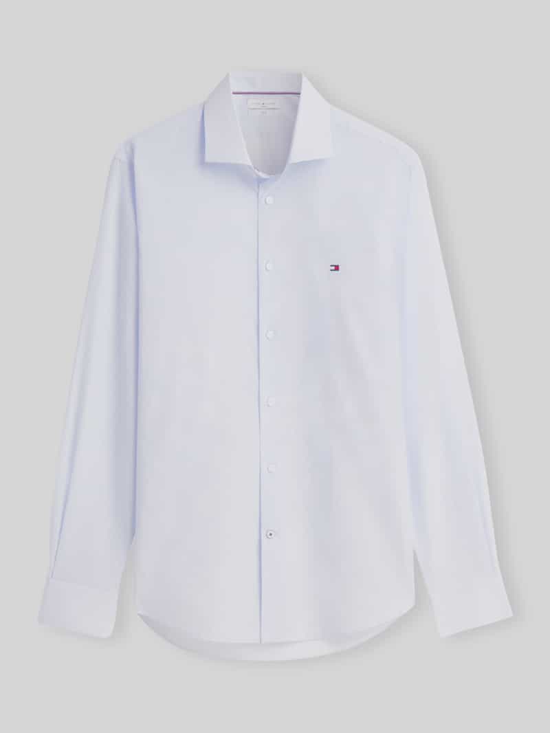 Tommy Hilfiger Slim fit zakelijk overhemd van katoenmix