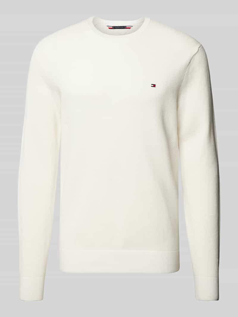 Tommy Hilfiger Gebreide pullover met ronde hals