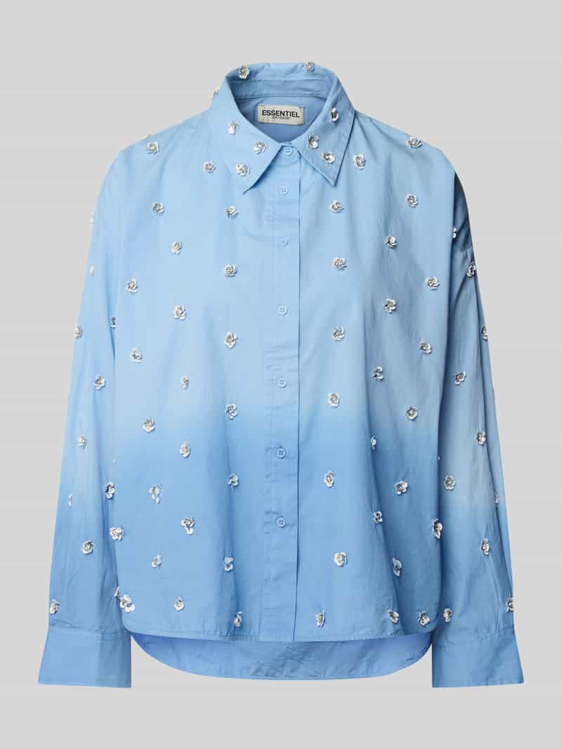 Essentiel Antwerp Regular fit blouse met pailletten model 'Harkansas'