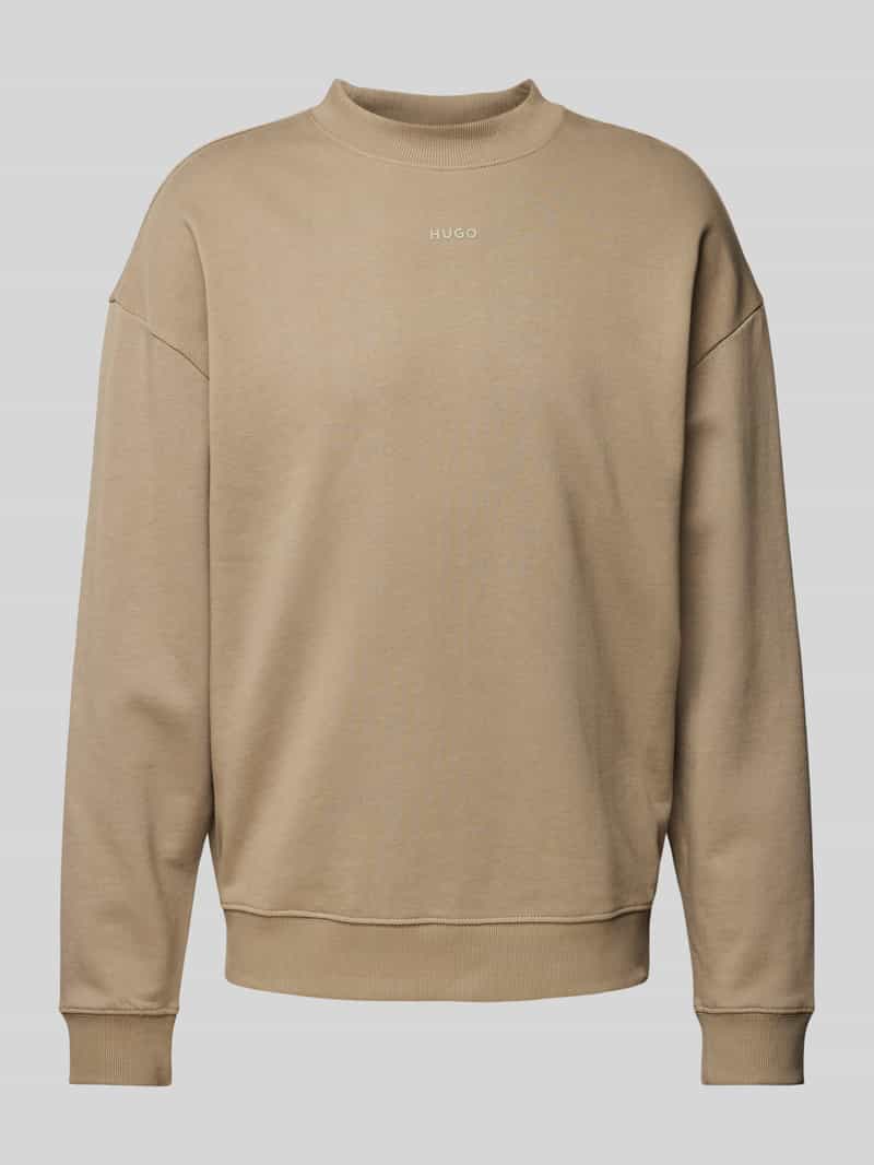 HUGO Sweatshirt met labelprint model 'Dapocrew'