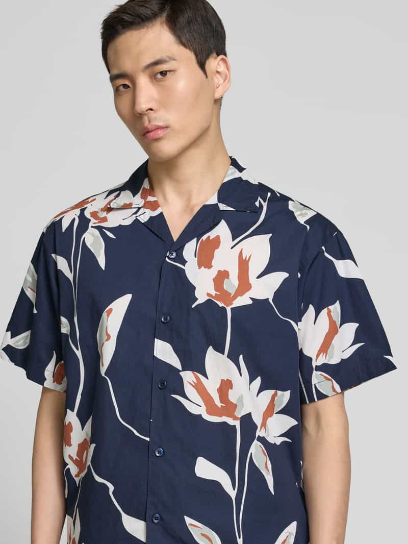 Jack & Jones Premium Regular fit vrijetijdsoverhemd met resortkraag model 'PALERMO'