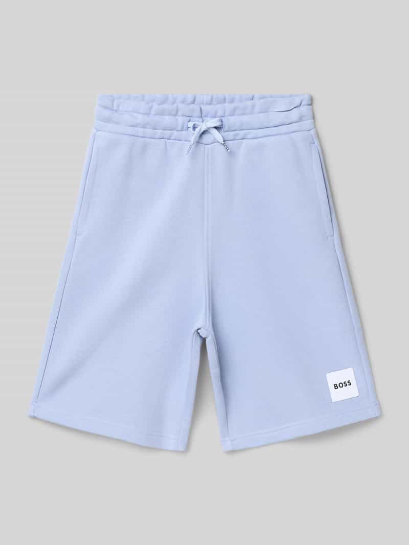 regular fit sweatshorts met tunnelkoord