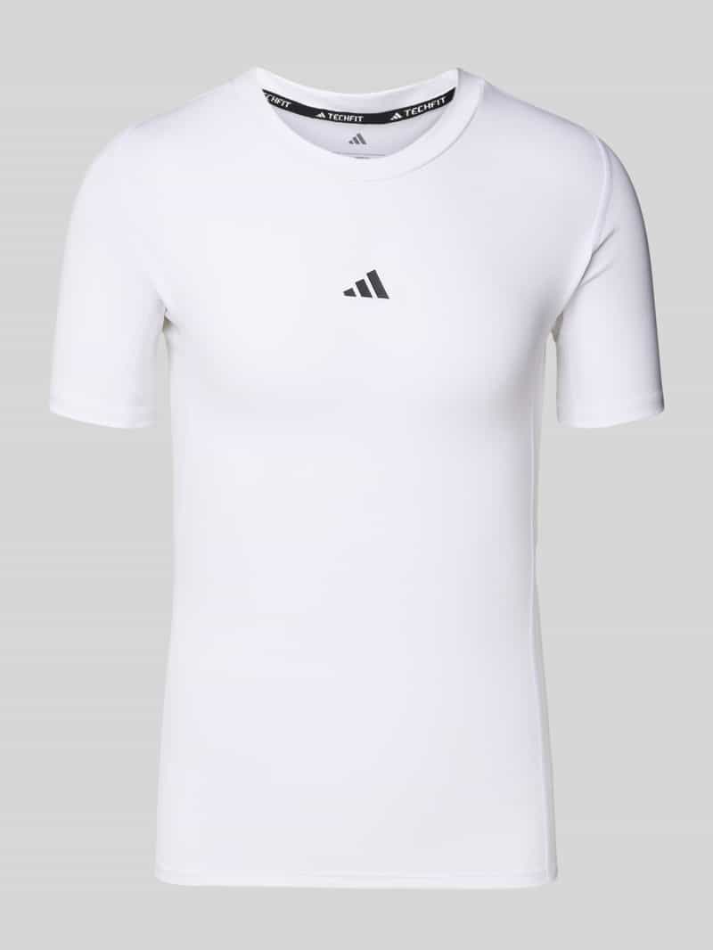 adidas Training Slim fit T-shirt met logoprint