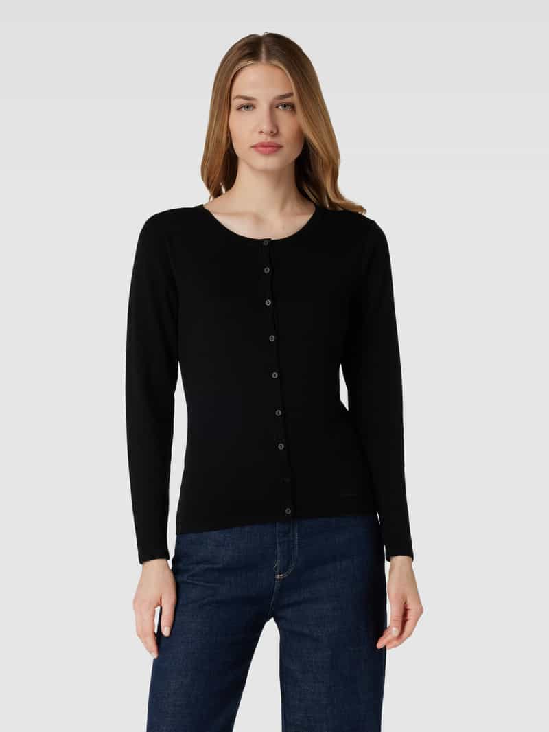 Gebreid jack met ronde hals, model 'Dollie' Soyaconcept