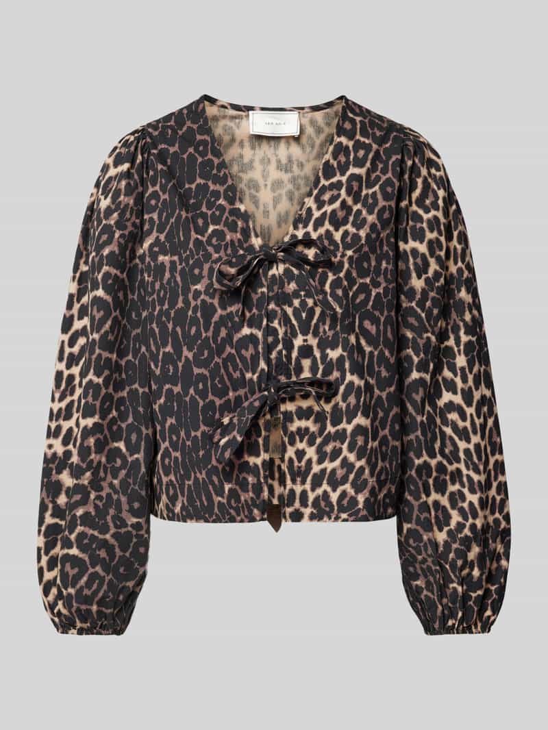 NEO NOIR Regular fit blouse met koord