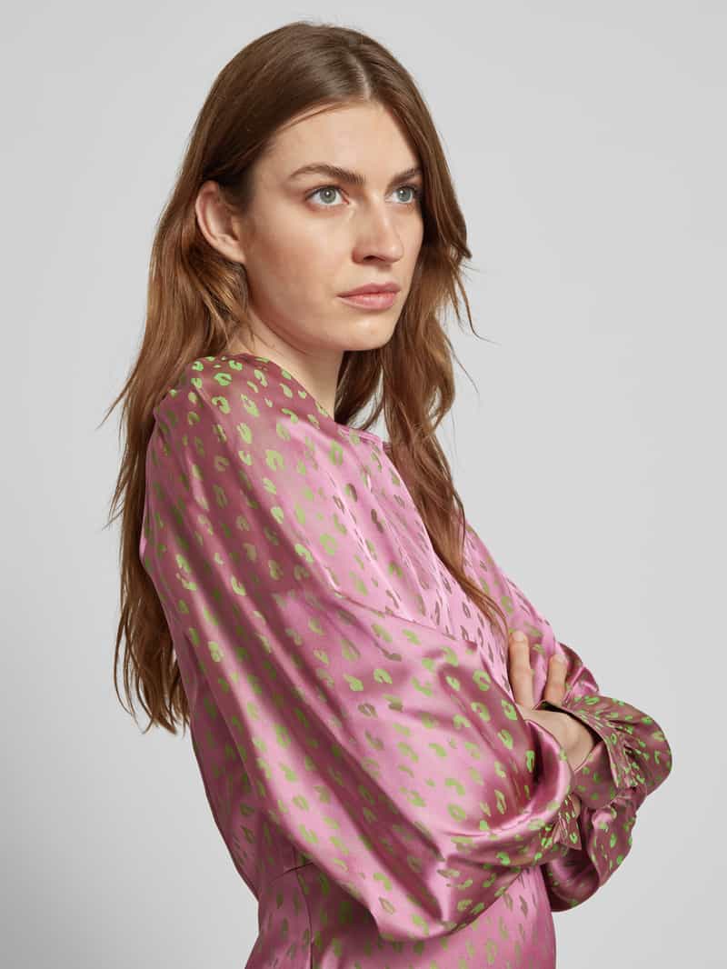 Jake*s Collection Midi-jurk met all-over motief
