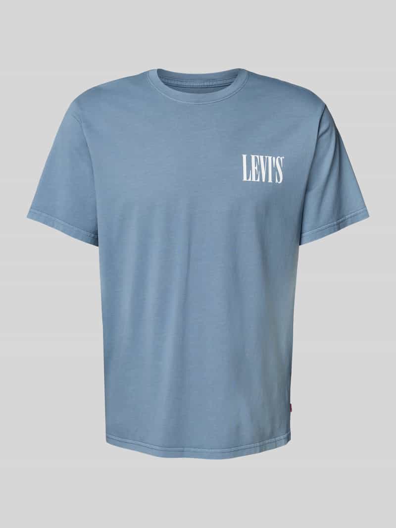 Levi's T-shirt met labelprint